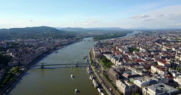 Budapest di Hungaria — Stok Video