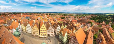 Rothenburg panoramik manzaralı