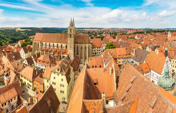 Rothenburg panoramik manzaralı