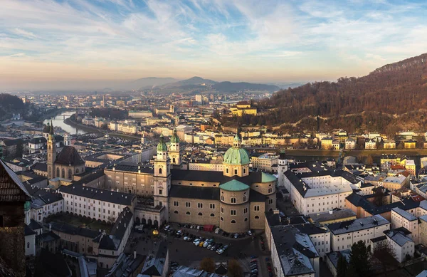 Középkori salzburgi dóm — Stock Fotó