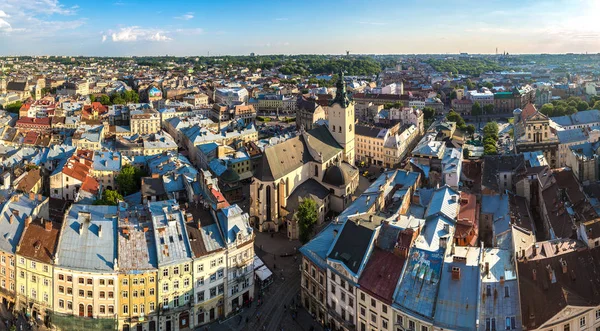 Centro histórico de Lviv — Foto de Stock