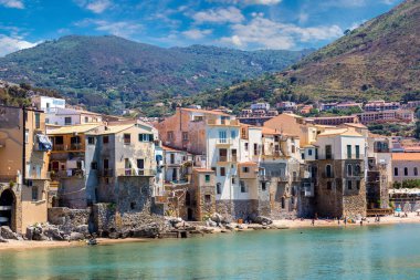 Cefalu Sicilya Sandy beach