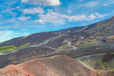 Sicilya 'da Yanardağ Etna