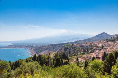 Taormina şehir Sicilya