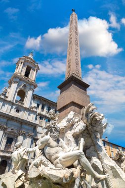 dört nehir Roma Çeşmesi