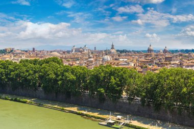 Roma'nın panoramik havadan görünümü