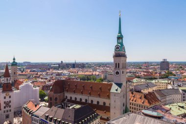 Münih'in panoramik görünüm