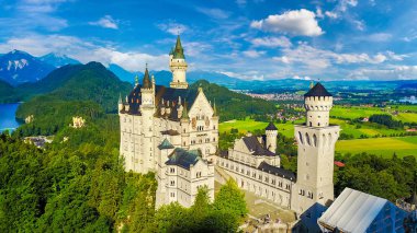 Almanya 'daki Neuschwanstein kalesi