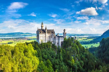 Almanya 'daki Neuschwanstein kalesi