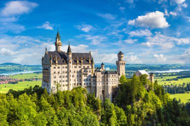 Almanya 'daki Neuschwanstein kalesi