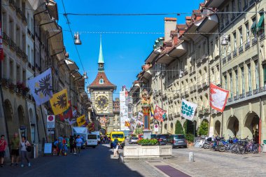 Bern'deki eski sokak