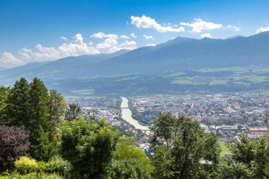 Innsbruck 'un panoramik görünümü