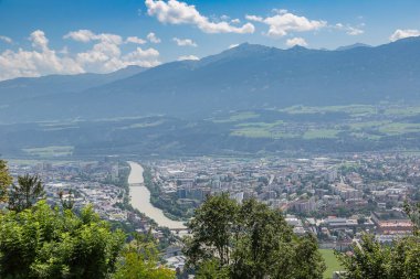 Innsbruck 'un panoramik görünümü