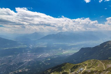 Innsbruck 'un panoramik görünümü