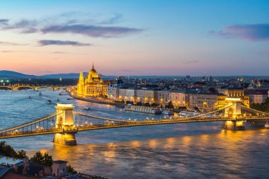 Budapeşte panoramik görünüm