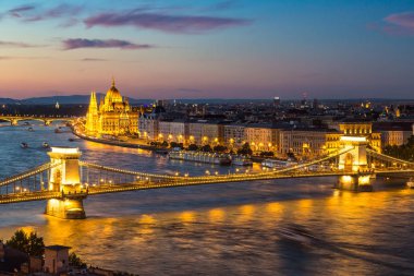 Budapeşte panoramik görünüm