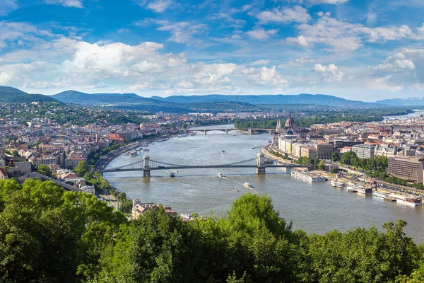 Panoramablick auf Budapest — Stockfoto