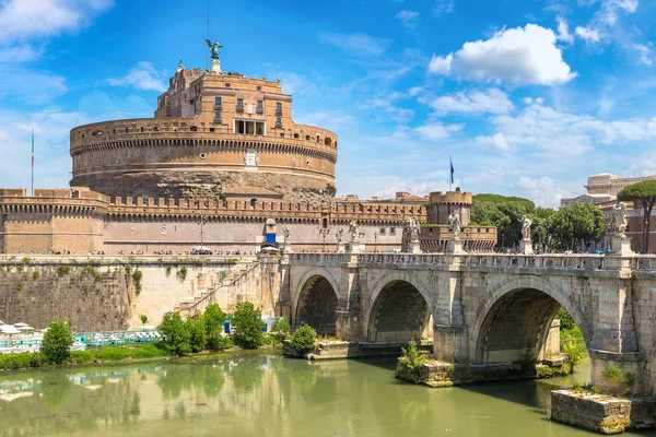 Castel Svatý angelo v Římě — Stock fotografie