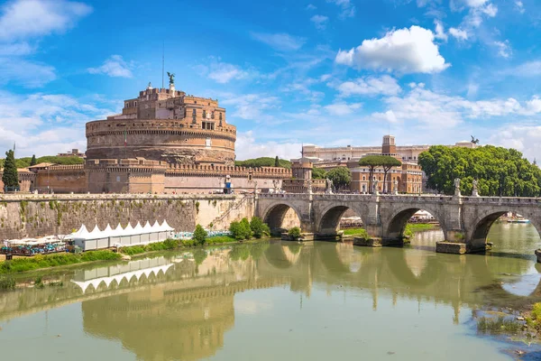 Castel Svatý angelo v Římě — Stock fotografie