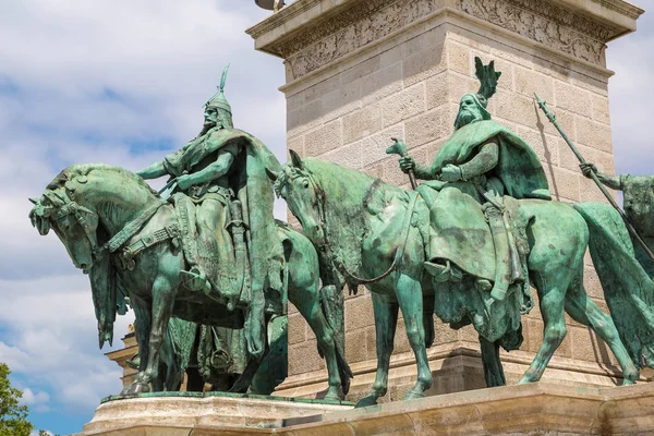 Millennium monument in Boedapest — Stockfoto