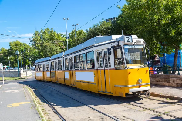 Retro spårvagn i Budapest — Stockfoto