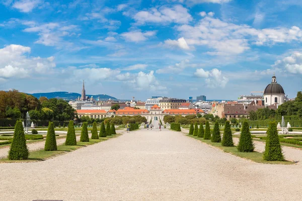 Jardin du Belvédère à Vienne — Photo
