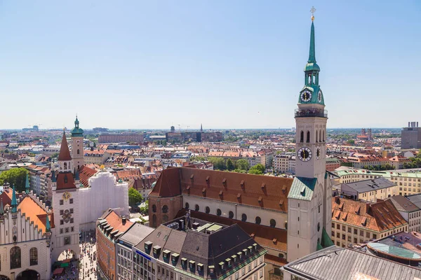 Münih'in panoramik görünüm — Stok fotoğraf