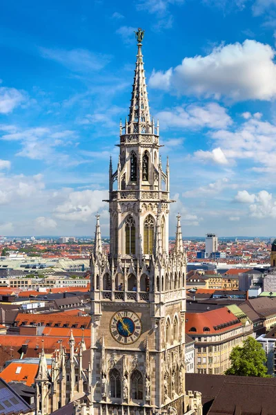Letecký pohled od Mnichova v Německu — Stock fotografie