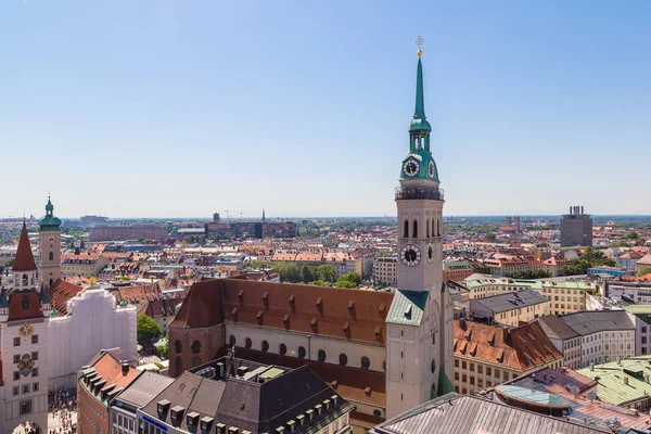 Münih'in panoramik görünüm