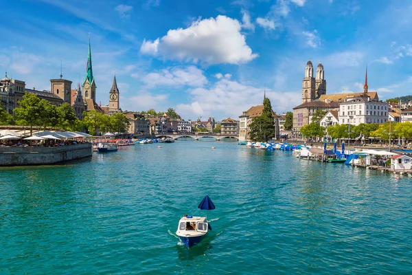 Sejarah bagian dari Zurich di Swiss — Stok Foto