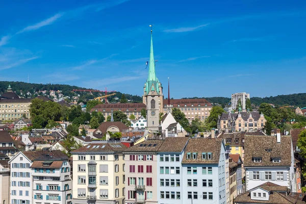 Панорама міста Цюрих — стокове фото