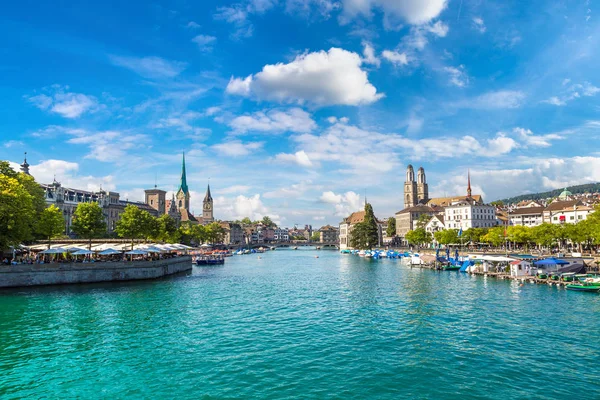 Sejarah bagian dari Zurich di Swiss — Stok Foto