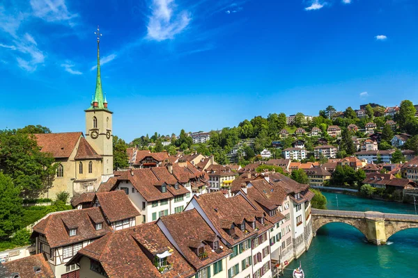 Bern panoramik manzaralı — Stok fotoğraf