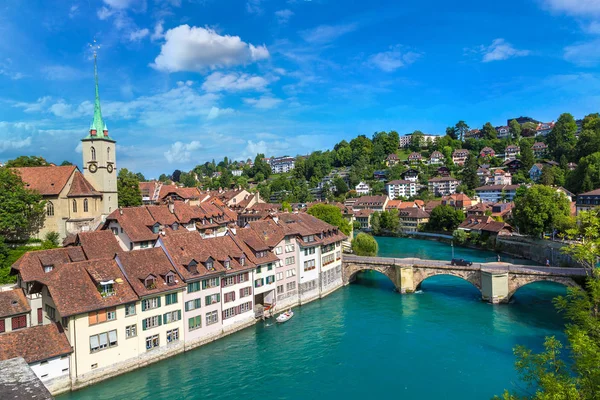 Bern panoramik manzaralı — Stok fotoğraf