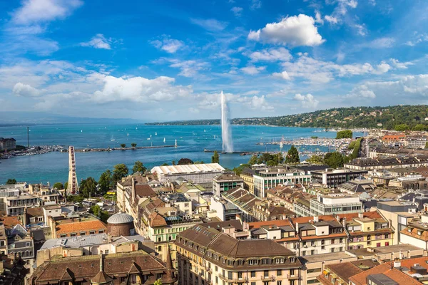 Vue panoramique de geneva — Photo