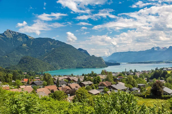 Salzkammergut miasta w Austrii — Zdjęcie stockowe