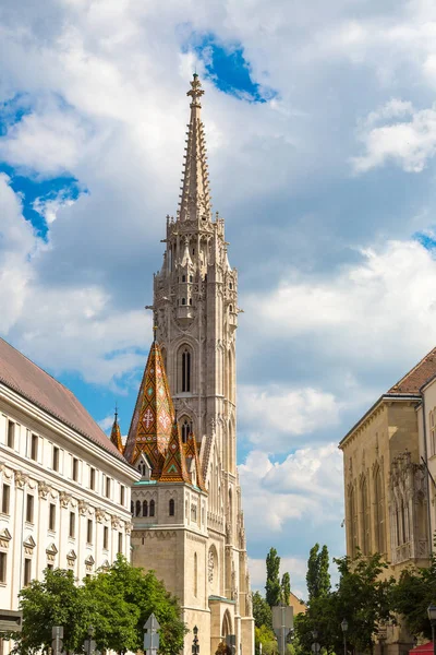 在布达佩斯圣马蒂亚斯教堂 — 图库照片