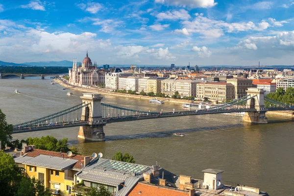 布达佩斯的全景视图 — 图库照片