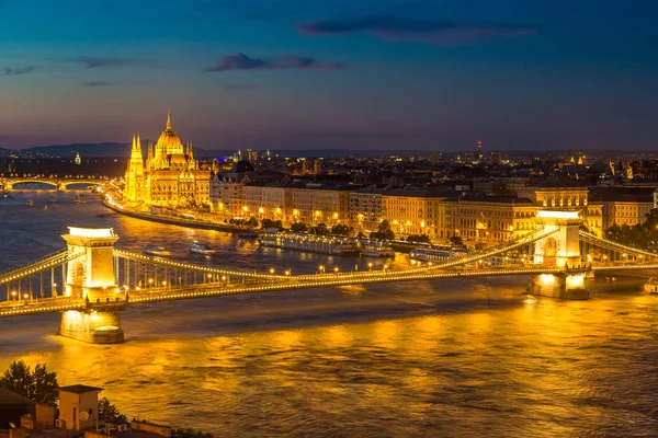 Panoramiczny widok na Budapeszt — Zdjęcie stockowe