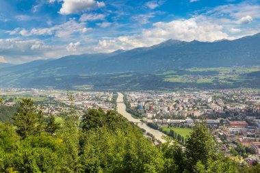 Innsbruck 'un panoramik görünümü