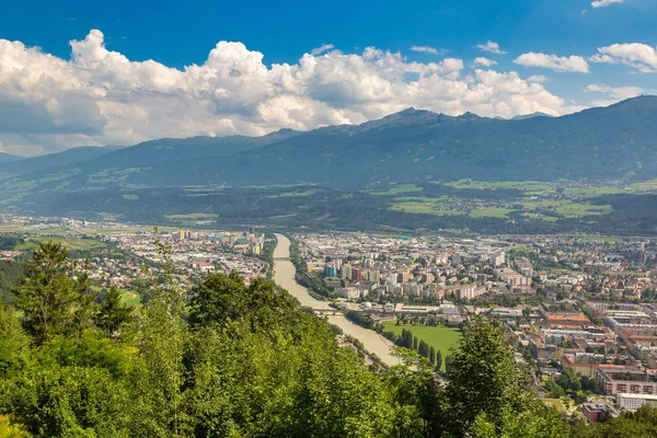 Panoramablick auf Innsbruck — Stockfoto