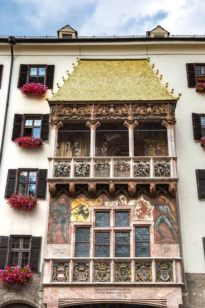 Goldenes dachl v Innsbrucku — Stock fotografie