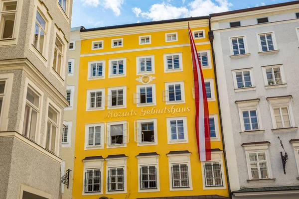 Geburtsort von mozart in salzburg — Stockfoto