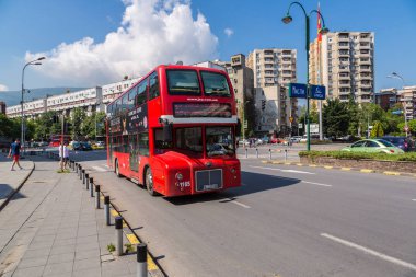 Çift katlı otobüs Üsküp '