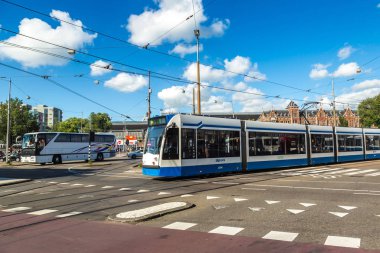 Amsterdam 'da tramvay
