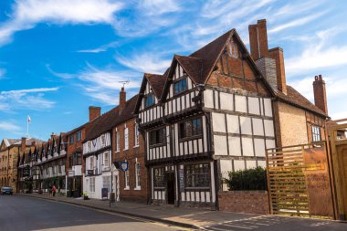 Stratford upon Avon yarı ahşap evde