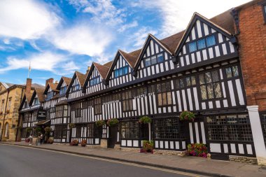 Stratford upon Avon yarı ahşap evde