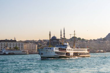 İstanbul 'da yolcu gemisi