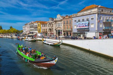 Aveiro, Portekiz geleneksel tekneler
