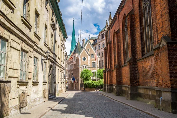 A Riga óvárosában található — Stock Fotó